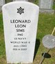 Leonard “Leon” Sims Photo