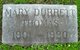  Mary Durrett Thomas