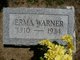  Erma Lucile <I>Walters</I> Warner