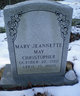  Mary Jeannette <I>May</I> Christopher