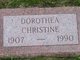  Dorothea Christine Peterson