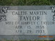  Callie <I>Martin</I> Taylor