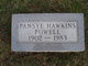  Pansye Alice <I>Hawkins</I> Powell