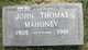  John Thomas “Tom” Mahoney