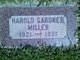  Harold Gardner Miller