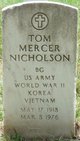 Gen Tom Mercer Nicholson
