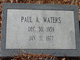  Paul A Waters