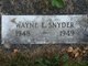  Wayne LeRoy Snyder