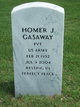 Pvt Homer J. Gasaway