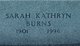  Kathryn B. “Kate” <I>Rickel</I> Burns