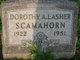  Dorothy Ann <I>Lasher</I> Scamahorn