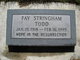  Fay <I>Stringham</I> Todd