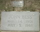  John Bess