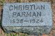  William Christian Theodore Parman