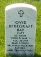  Ovid Updegraff “Obie” Bay