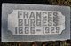  Frances Burgess