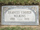  Frances <I>Cooper</I> Wilkins