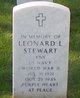  Leonard L Stewart