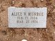  Alice Valentine <I>Rutherford</I> Munroe