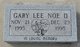 Gary Lee Baby Noe Photo