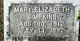  Mary Elizabeth Simpkins