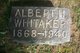  Albert H. Whitaker