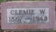  Clementine W. “Clemie” <I>White</I> Pollock