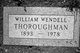  William Wendell Thoroughman