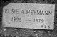  Elsie A. Heymann