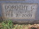  Dorothy Ann <I>Garrett</I> Townsend