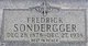  Fredrick Sonderegger