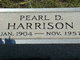  Pearl D <I>Davis</I> Harrison