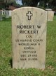 COL Robert W Rickert