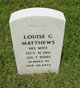  Louise <I>Greene</I> Matthews