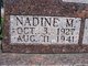  Nadine Marie Conklin