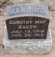  Dorothy May “Bacon” Darling