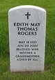  Edith May <I>Thomas</I> Rogers