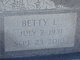 Betty L. Frawley Grooms Photo