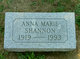  Anna M. Shannon