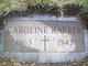  Caroline “Carrie” Karrer
