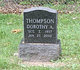  Dorothy A Thompson