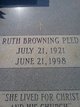  Maggie Ruth <I>Browning</I> Peed
