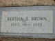  Bertha Spell Brown