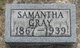  Samantha <I>Boblet</I> Gray