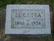  Lucetta Maria <I>Wilson</I> Webster