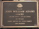  John William Adams