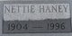  Nettie Bell <I>Day</I> Haney