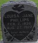  Louisa Jane <I>Howard</I> Phillips