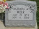  Barbara Ann Weir