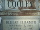  Delilah Elizabeth <I>Cooley</I> Cooley